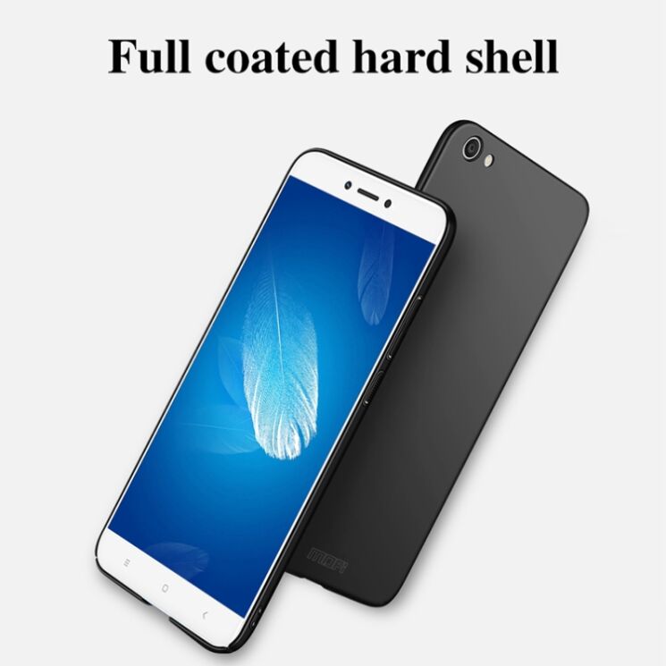 Пластиковий чохол MOFI Slim Shield для Xiaomi Redmi Note 5A - Black: фото 3 з 10