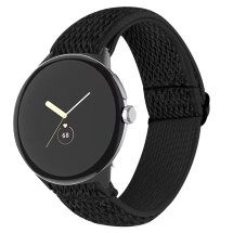 Ремешок Deexe Knitted Strap для Google Pixel Watch / Watch 2 - Black: фото 1 из 6