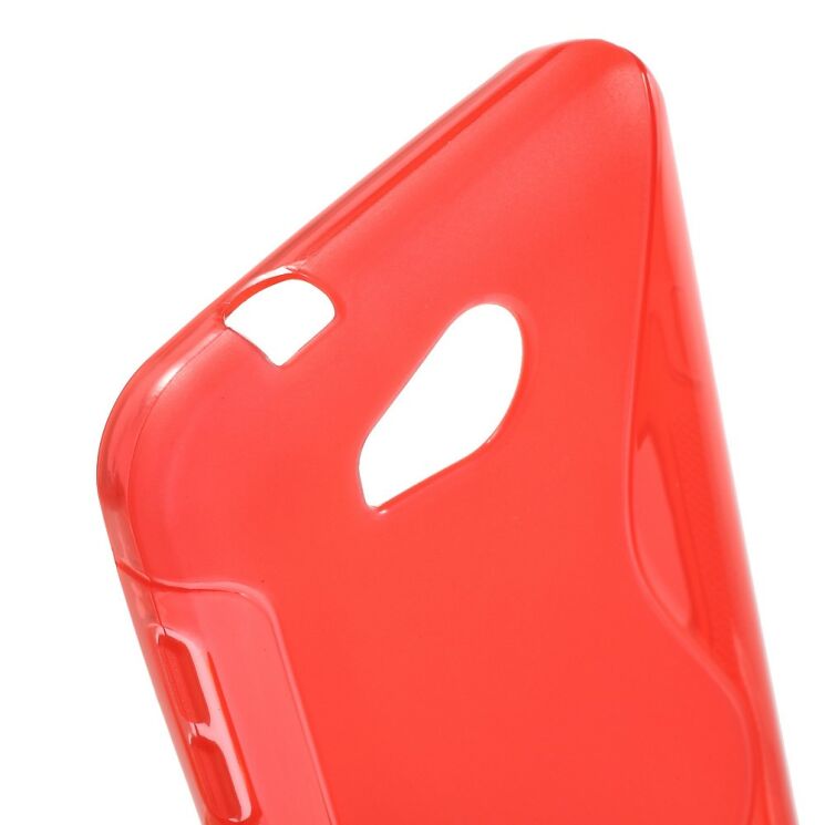 Силиконовый чехол Deexe S Line для Huawei Y3 II - Red: фото 6 из 6