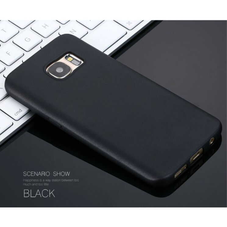 Силиконовый чехол X-LEVEL Mattу для Samsung Galaxy S7 (G930) - Black: фото 5 из 15