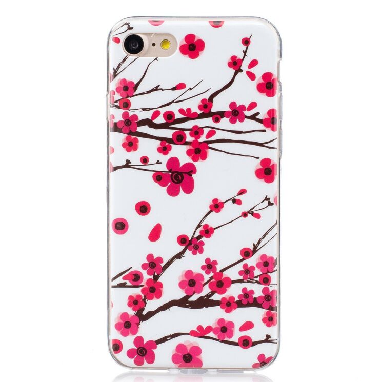 Силіконовий (TPU) чохол Deexe LumiCase для iPhone 7 / iPhone 8 - Cherry Blossom: фото 3 з 7