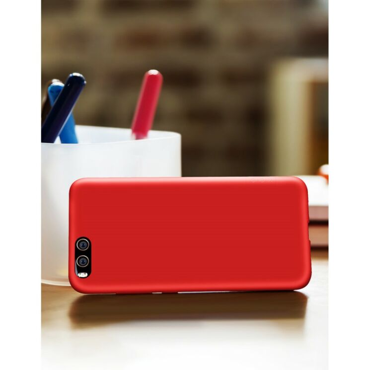 Силіконовий (TPU) чохол X-LEVEL Matte для Xiaomi Mi6 - Red: фото 12 з 12