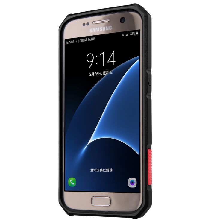 Захисна накладка NILLKIN Defender II для Samsung Galaxy S7 (G930) - Red: фото 4 з 20