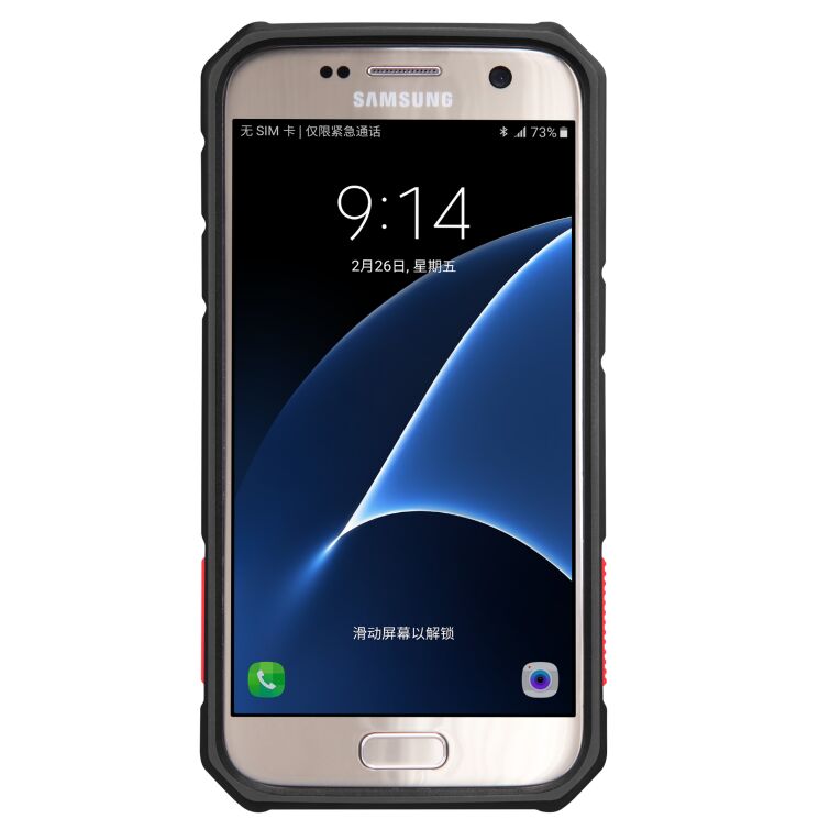 Захисна накладка NILLKIN Defender II для Samsung Galaxy S7 (G930) - Red: фото 3 з 20