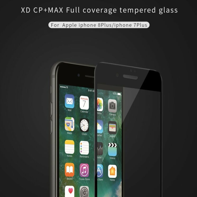 Защитное стекло NILLKIN XD CP+ MAX для iPhone 7 Plus / 8 Plus - Black: фото 5 из 14