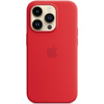 Защитный чехол Copiex Silicone Case with MagSafe для Apple iPhone 14 Pro - Red: фото 1 из 5