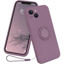 Защитный чехол Deexe Color Shell для Apple iPhone 15 Plus - Purple: фото 1 из 7