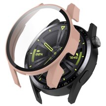 Защитный чехол Deexe Protective Frame для Huawei Watch GT 3 (42mm) - Pink: фото 1 из 8