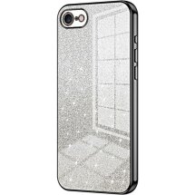 Защитный чехол Deexe Sparkles Cover для Apple iPhone SE 2 / 3 (2020 / 2022) / iPhone 8 / iPhone 7 - Black: фото 1 из 7