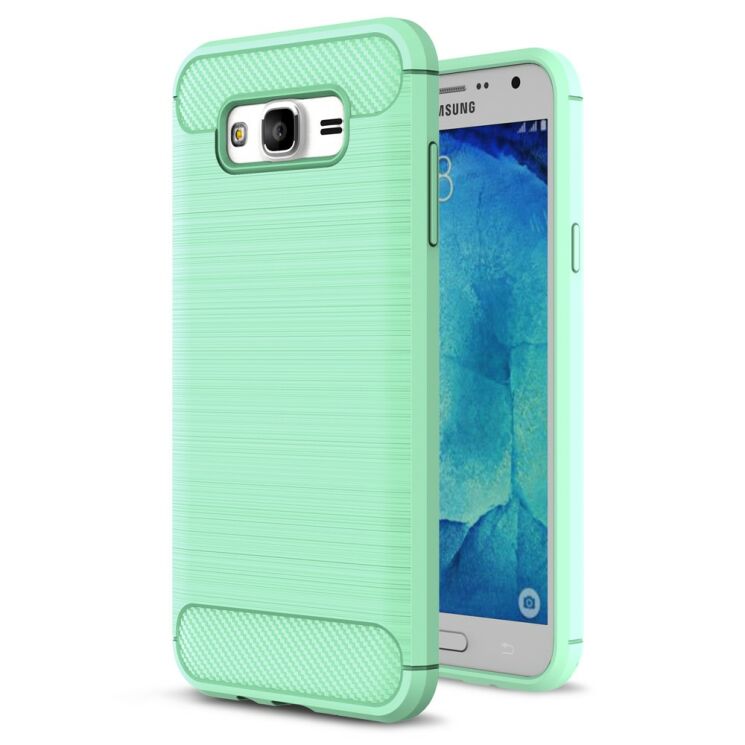 Защитный чехол UniCase Carbon для Samsung Galaxy J5 (J500) - Turquoise: фото 1 из 9