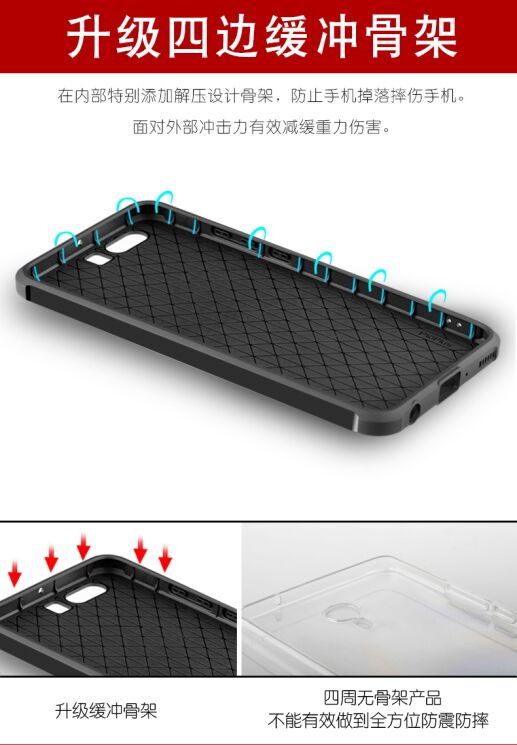 Защитный чехол UniCase Classic Protect для Huawei P10 Lite - Blue: фото 5 из 7