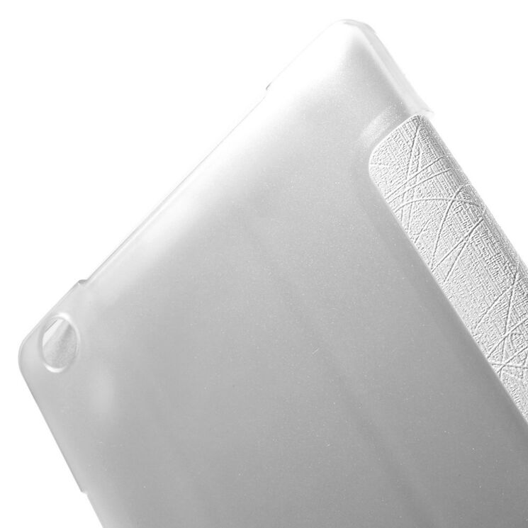 Чохол Deexe Silk Texture для Lenovo Tab 2 A8-50F - White: фото 5 з 7