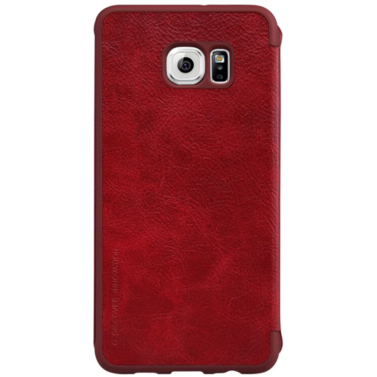 Чехол NILLKIN Qin Series для Samsung Galaxy S6 edge+ (G928) - Red: фото 5 из 16
