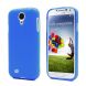 Силиконовая накладка Deexe Frosted Case для Samsung Galaxy S4 (i9500) - Blue (GS4-9586L). Фото 1 из 5