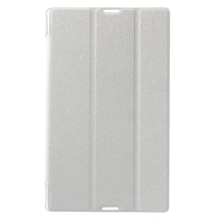 Чехол Deexe Silk Texture для Lenovo Tab 2 A8-50F - White: фото 1 из 7
