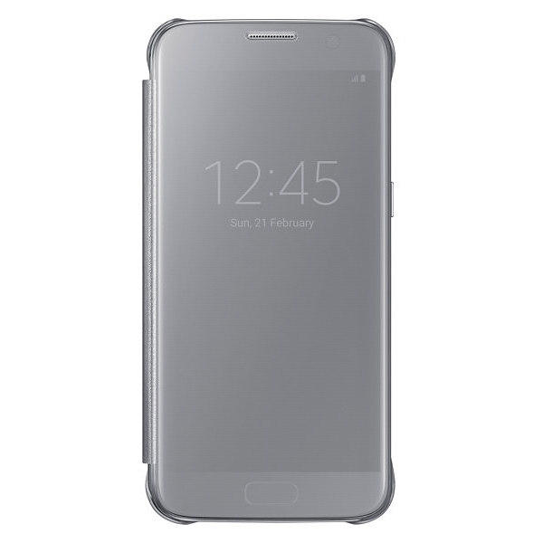 Чехол Clear View Cover для Samsung Galaxy S7 (G930) EF-ZG930CBEGWW - Silver: фото 1 из 7
