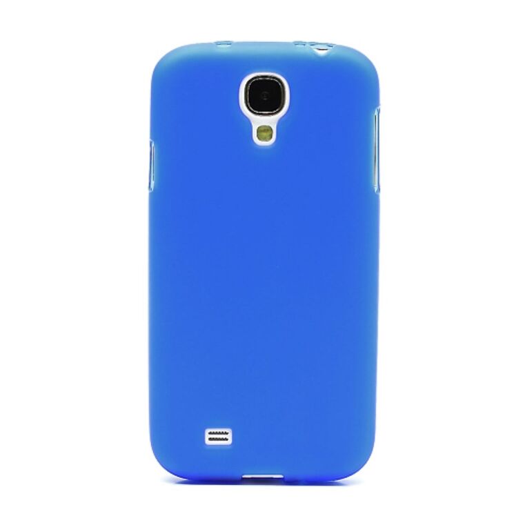 Силиконовая накладка Deexe Frosted Case для Samsung Galaxy S4 (i9500) - Blue: фото 3 з 5
