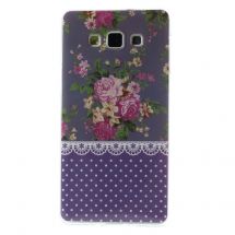 Силиконовая накладка Deexe Life Style для Samsung Galaxy A7 (A700) - Flower Pattern: фото 1 из 6