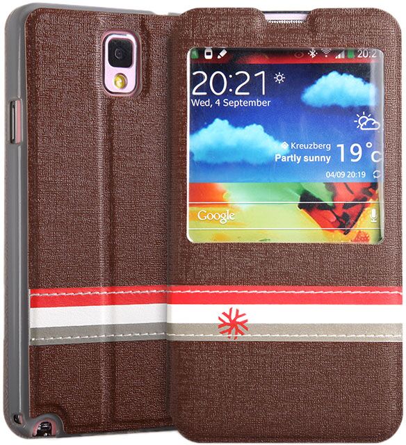 Чехол Yoobao Fashion для Samsung Galaxy Note 3 (N9000) - Brown: фото 1 из 6