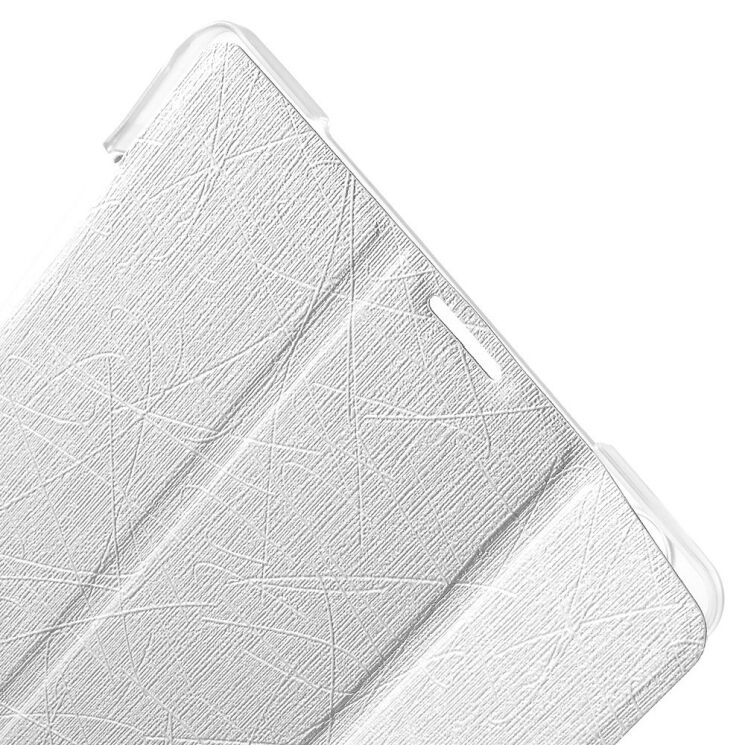 Чехол Deexe Silk Texture для Lenovo Tab 2 A8-50F - White: фото 4 из 7