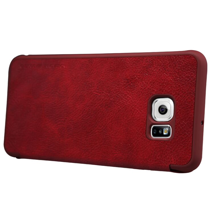 Чехол NILLKIN Qin Series для Samsung Galaxy S6 edge+ (G928) - Red: фото 6 из 16