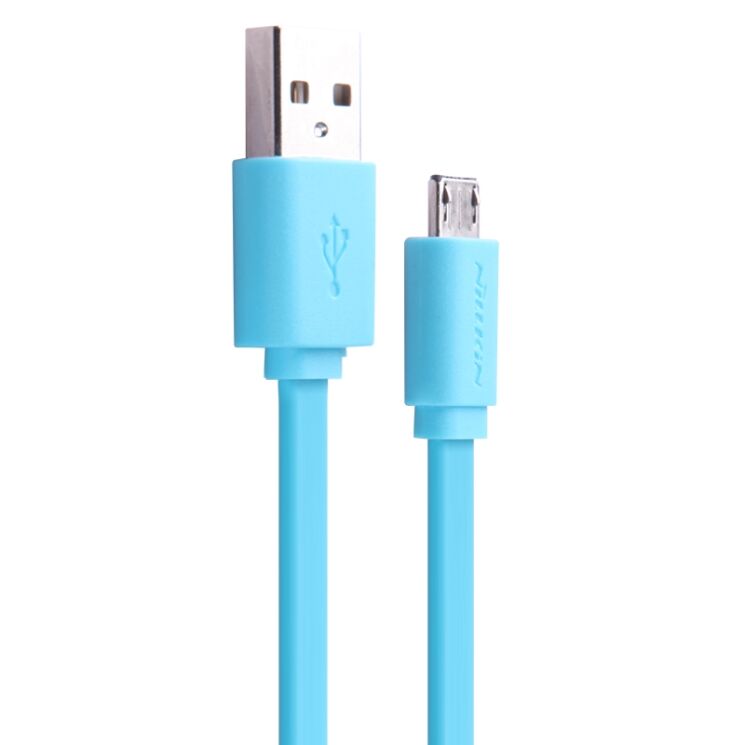 Дата-кабель NILLKIN Data Connect microUSB (120 см) - Turquoise: фото 5 з 13