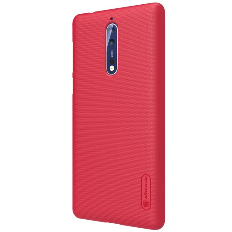 Пластиковый чехол NILLKIN Frosted Shield для Nokia 8 - Red: фото 4 из 20