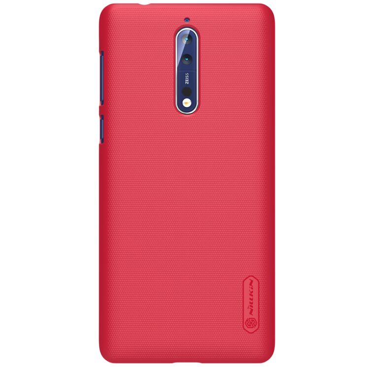 Пластиковый чехол NILLKIN Frosted Shield для Nokia 8 - Red: фото 3 из 20