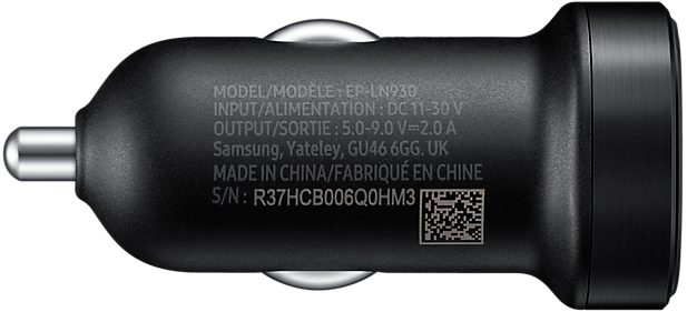 Автомобільний зарядний пристрій Samsung Fast Charger mini (Type-C) EP-LN930CBEGRU: фото 4 з 5