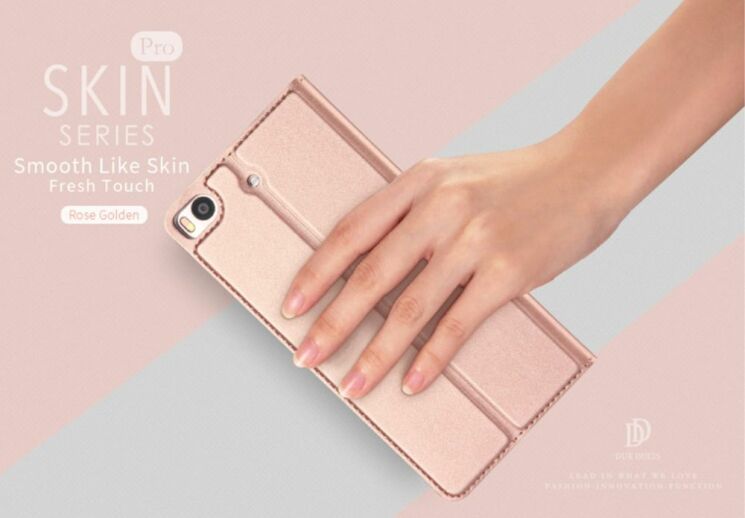 Чохол-книжка DUX DUCIS Skin Pro для Xiaomi Mi 5s - Gold: фото 9 з 14