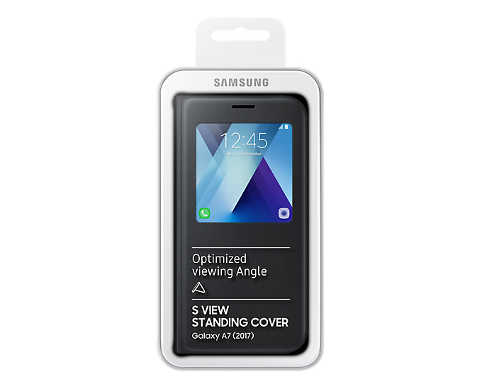 Чохол-книжка S View Standing Cover для Samsung Galaxy A7 2017 (A720) EF-CA720PBEGRU - Black: фото 6 з 8