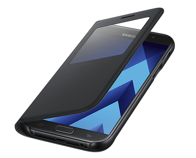 Чехол-книжка S View Standing Cover для Samsung Galaxy A7 2017 (A720) EF-CA720PBEGRU - Black: фото 4 из 8