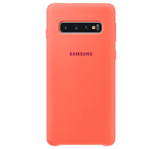 Чохол Silicone Cover для Samsung Galaxy S10 (G973) EF-PG973THEGRU - Berry Pink: фото 1 з 5