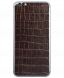 Шкіряна наклейка Glueskin для iPhone 6/6s Plus - Dark Brown Croco: фото 1 з 9