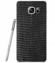 Кожаная наклейка Glueskin для Samsung Galaxy Note 5 - Black Cayman: фото 1 из 10