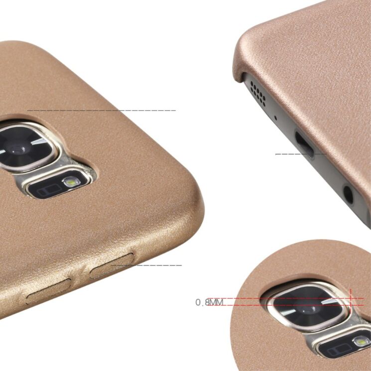 Накладка ROCK Leather Back для Samsung Galaxy S7 edge (G935) - Gold: фото 5 из 5