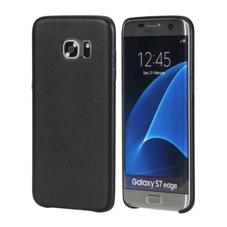 Накладка ROCK Leather Back для Samsung Galaxy S7 edge (G935) - Black: фото 1 из 5