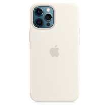 Оригинальный чехол MagSafe Silicone Case для Apple iPhone 12 Pro Max (MHLE3ZE/A) - White: фото 1 из 5