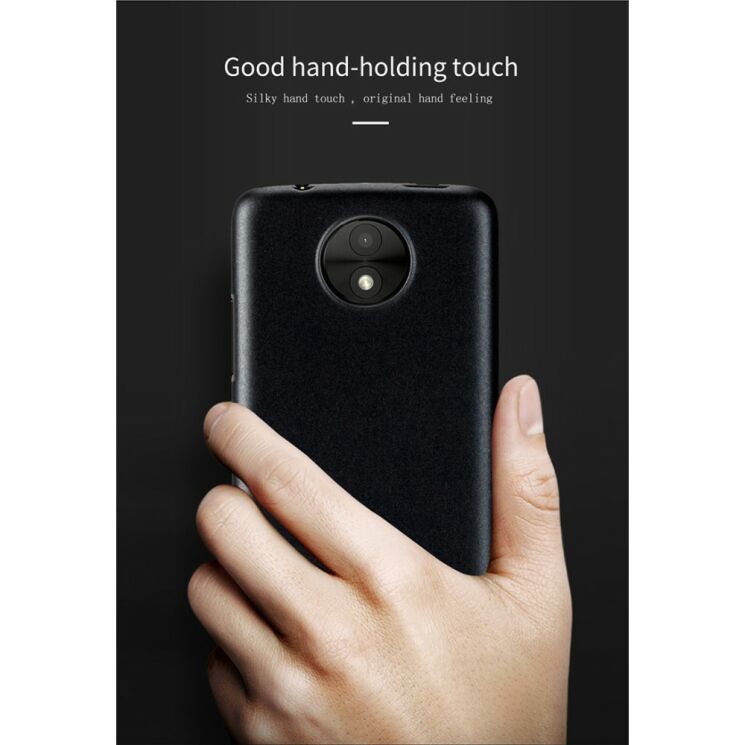 Пластиковый чехол LENUO Silky Touch для Motorola Moto C - Gold: фото 10 из 10