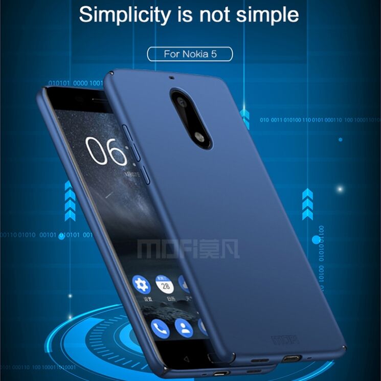 Пластиковый чехол MOFI Slim Shield для Nokia 5 - Blue: фото 2 из 7