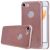Пластиковый чехол NILLKIN Frosted Shield для iPhone SE 2 / 3 (2020 / 2022) / iPhone 8 / iPhone 7 - Rose Gold: фото 1 из 15
