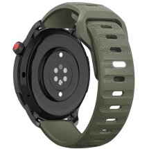 Ремінець Deexe Dot Texture для годинників з шириною кріплення 22 мм - Grey Green: фото 1 з 7