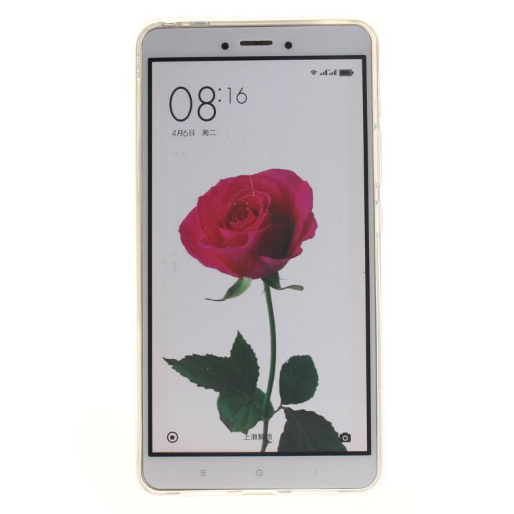Силиконовый чехол Deexe Life Style для Xiaomi Mi Max - White Flowers: фото 3 из 7
