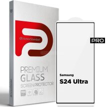 Защитное стекло ArmorStandart Pro 5D для Samsung Galaxy S24 Ultra - Black: фото 1 из 7