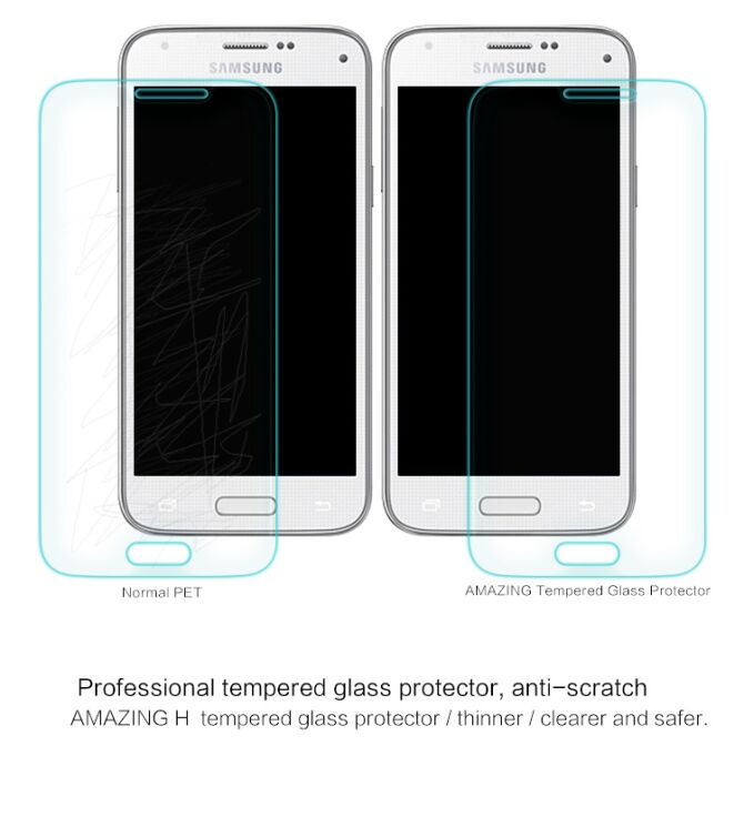 Защитное стекло Nillkin Amazing H 0.3mm для Samsung Galaxy S5 mini (G800): фото 5 из 12