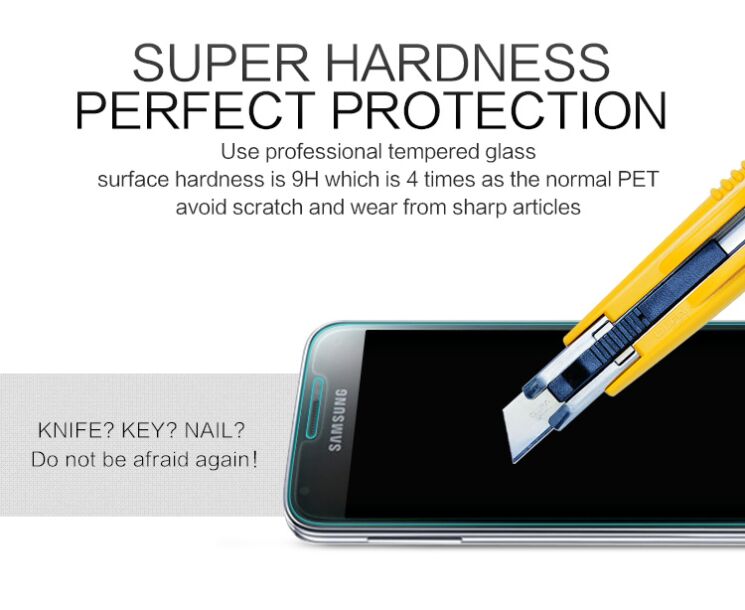 Защитное стекло Nillkin Amazing H 0.3mm для Samsung Galaxy S5 mini (G800): фото 4 из 12