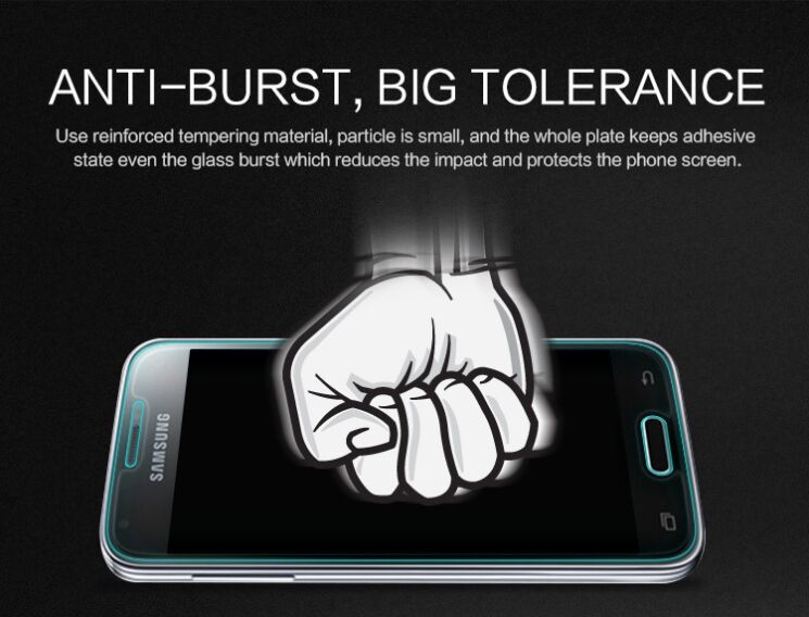 Защитное стекло Nillkin Amazing H 0.3mm для Samsung Galaxy S5 mini (G800): фото 7 из 12