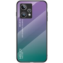 Захисний чохол Deexe Gradient Color для Realme 9 Pro+ / 9 4G - Purple: фото 1 з 8