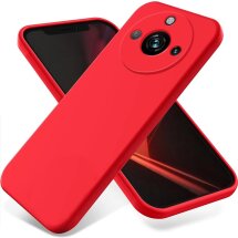 Захисний чохол Deexe Silicone Case для Realme 11 Pro / 11 Pro+ - Red: фото 1 з 7