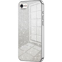 Защитный чехол Deexe Sparkles Cover для Apple iPhone SE 2 / 3 (2020 / 2022) / iPhone 8 / iPhone 7 - Silver: фото 1 из 7